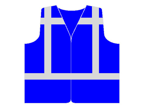 BHV vest kobaltblauw